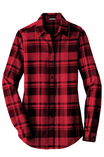 Picture of Port Authority Women's Plaid Flannel Tunic