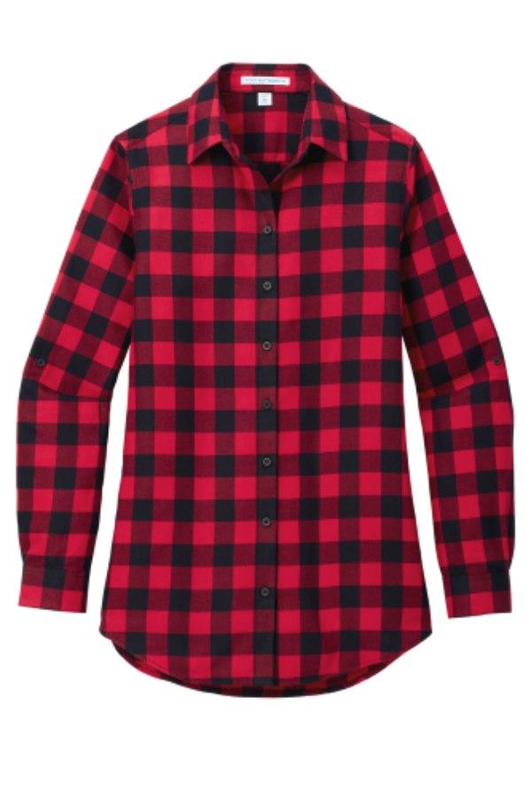 Picture of Port Authority Women's Plaid Flannel Tunic