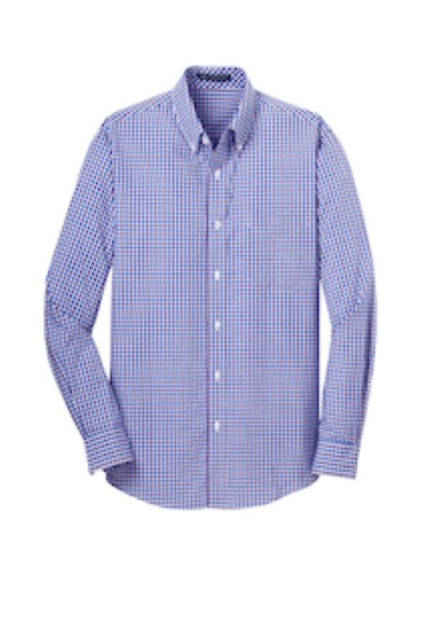 Picture of Port Authority Long Sleeve Gingham Easy Care Shirt