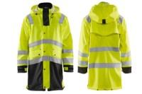 Picture of Blaklader Hi-Vis Long Rain Coat