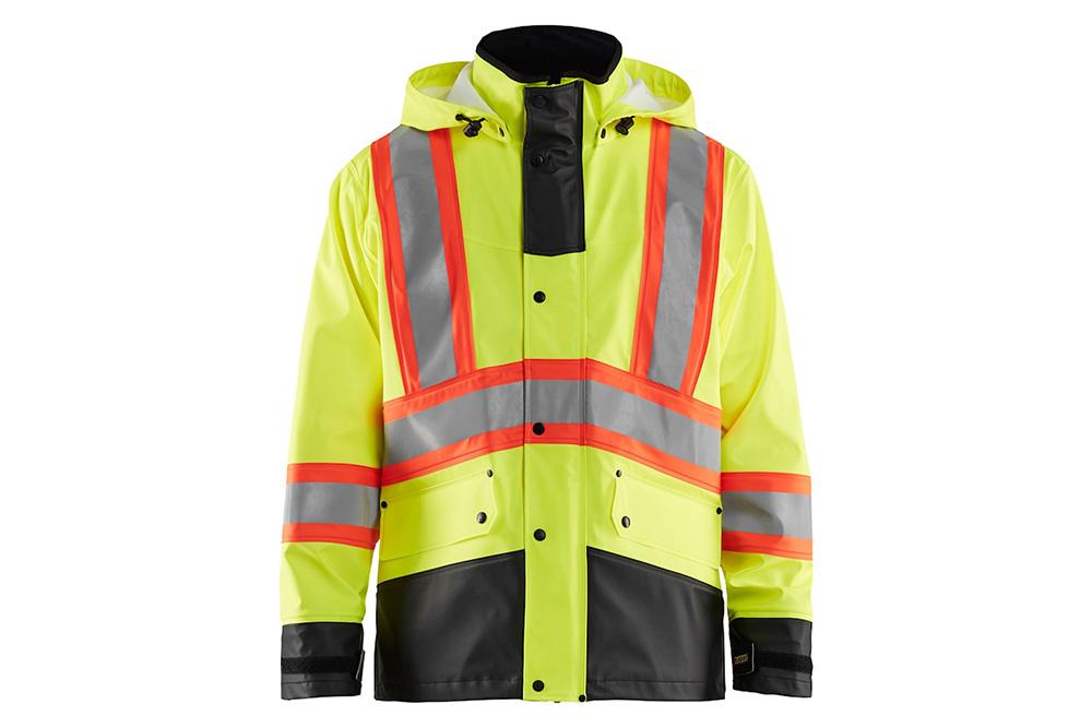 Picture of Blaklader Hi-Vis Rain Jacket with Contrasting Tape