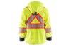 Picture of Blaklader Hi-Vis Rain Jacket with Contrasting Tape