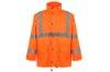 Picture of GSS Safety Class 3 Hooded Rain Jacket with 2 Patch Pockets