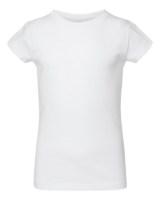 Picture of Rabbit Skins Toddler Girls Fine Jersey Tee