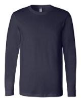 BELLA + CANVAS Jersey Long Sleeve Tee Feature Close-up