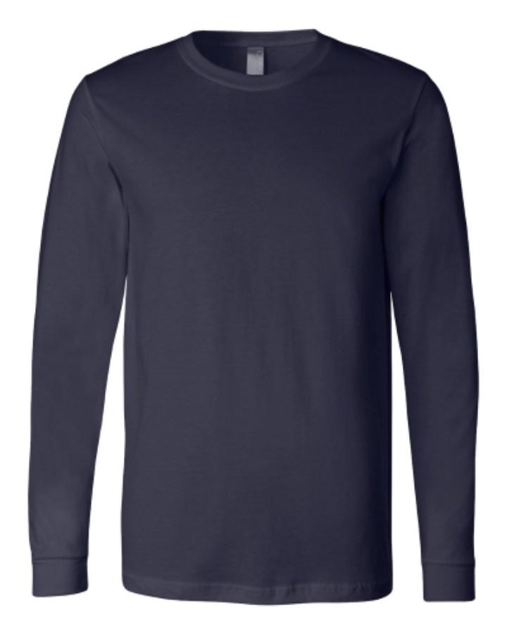 BELLA + CANVAS Jersey Long Sleeve Tee Feature Close-up