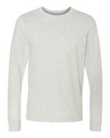 BELLA + CANVAS Jersey Long Sleeve Tee Close Up Detail