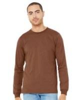 BELLA + CANVAS Jersey Long Sleeve Tee Feature Close-up