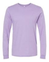 BELLA + CANVAS Jersey Long Sleeve Tee Close Up Detail