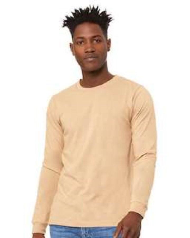 BELLA + CANVAS Jersey Long Sleeve Tee Perspective View