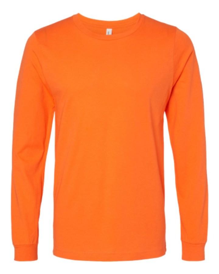 BELLA + CANVAS Jersey Long Sleeve Tee Perspective View