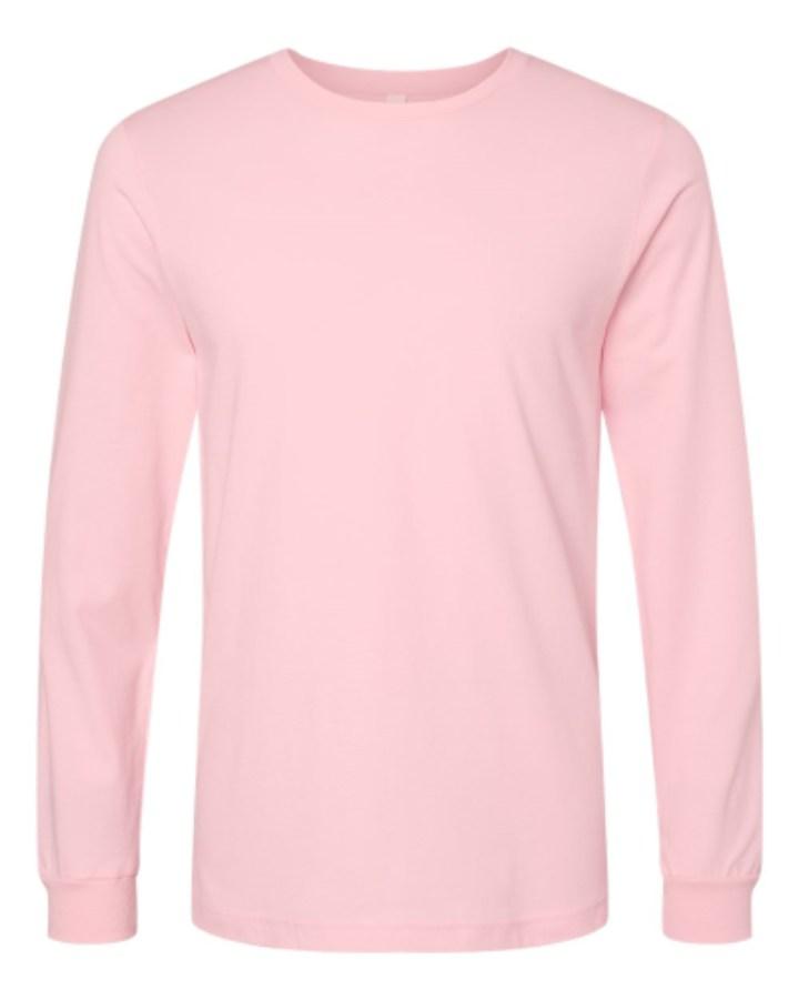 BELLA + CANVAS Jersey Long Sleeve Tee Feature Close-up