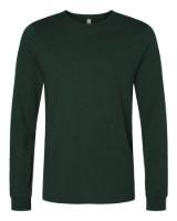 BELLA + CANVAS Jersey Long Sleeve Tee Close Up Detail