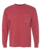 Comfort Colors Garment-Dyed Heavyweight Long Sleeve Pocket T-Shirt