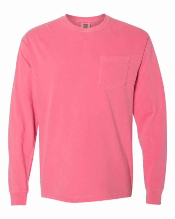 Picture of Comfort Colors Garment-Dyed Heavyweight Long Sleeve Pocket T-Shirt