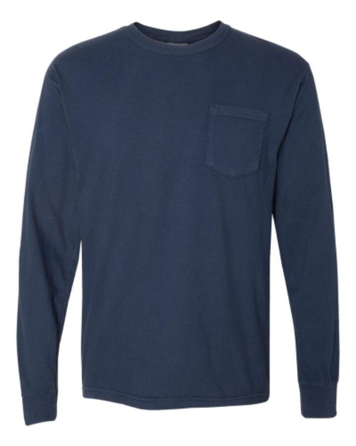 Picture of Comfort Colors Garment-Dyed Heavyweight Long Sleeve Pocket T-Shirt