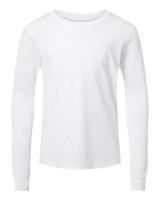 BELLA + CANVAS Youth Heather CVC Long Sleeve Tee