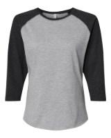 Picture of LAT Women's Baseball Fine Jersey 3/4 Sleeve Tee
