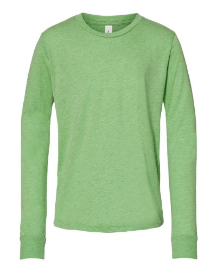 Picture of BELLA + CANVAS Youth Triblend Long Sleeve Tee
