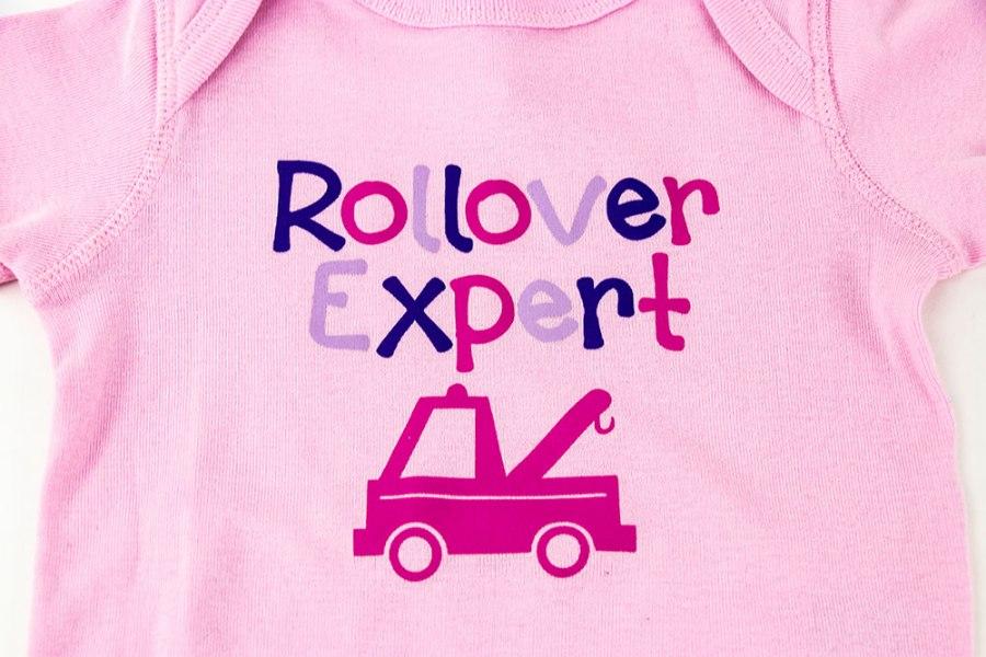 Picture of Zip's Rollover Expert Onesie