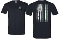 Picture of Zip's Skull and American Flag Shirt