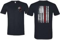 Picture of Zip's Skull and American Flag Shirt
