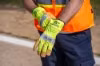 Picture of Zip's Hi-Vis Pigskin Reflective Gloves