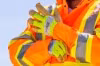 Picture of Zip's Hi-Vis Pigskin Reflective Gloves