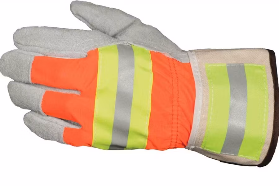 Picture of MCR Safety Economy Cowhide Reflective Work Gloves