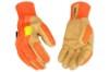 Picture of Kinco Hi-Vis Lined Grain Pigskin Industrial Gloves with Knit Wrist