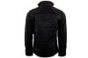 Picture of Tough Duck Poly Oxford Hybrid Soft Shell Jacket Black with Zip's Logo