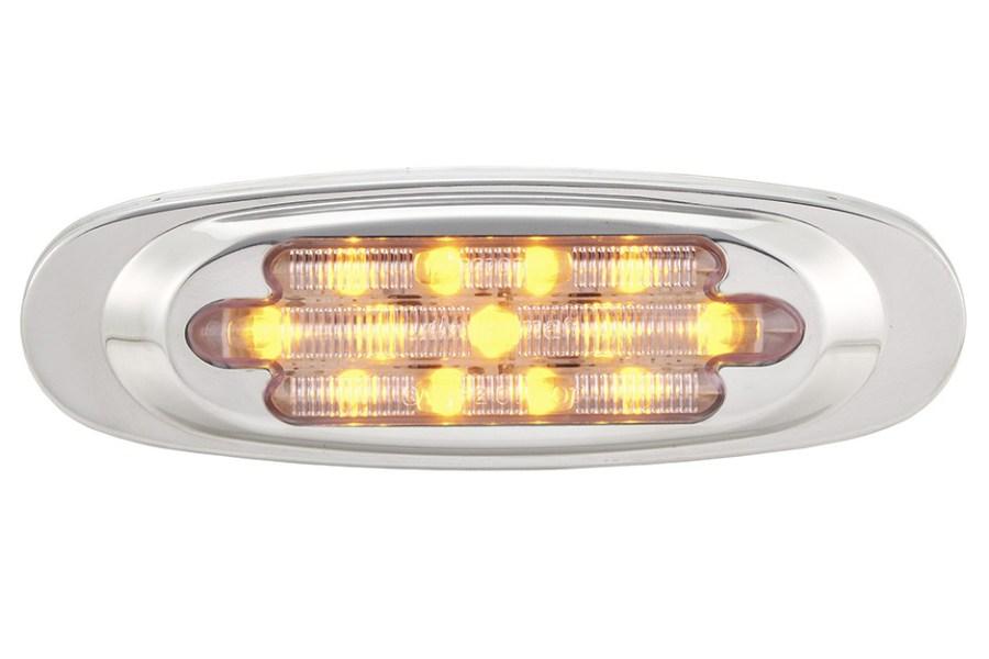 Picture of Maxxima 6" SS Oval Clearance Marker Light w/ 13 LEDs