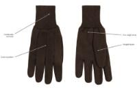 Picture of Kinco Brown Jersey Work Gloves