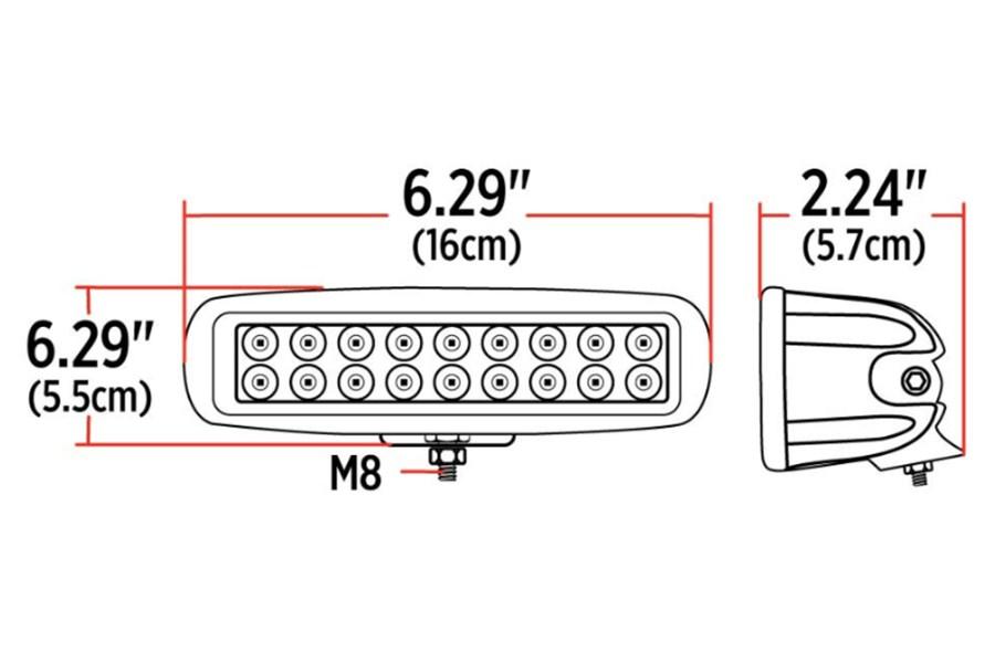 Picture of Trux 'Strobe Series' Spot Work Lamp w/ Strobe