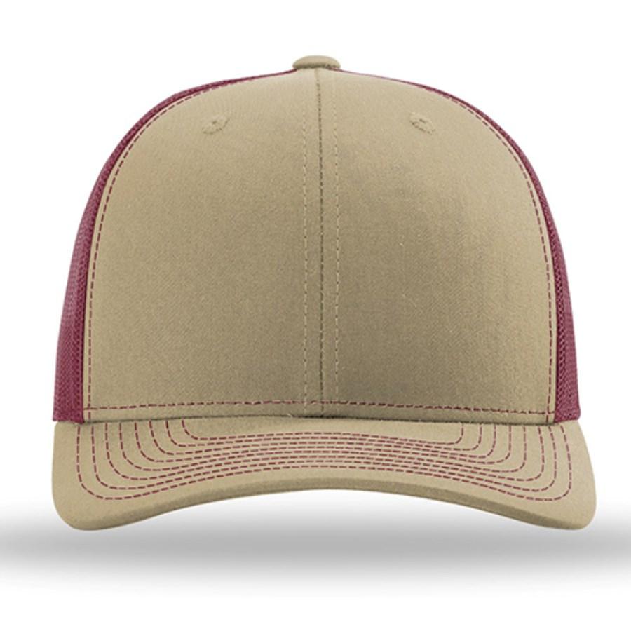 Richardson Snapback Trucker Cap Close Up Detail