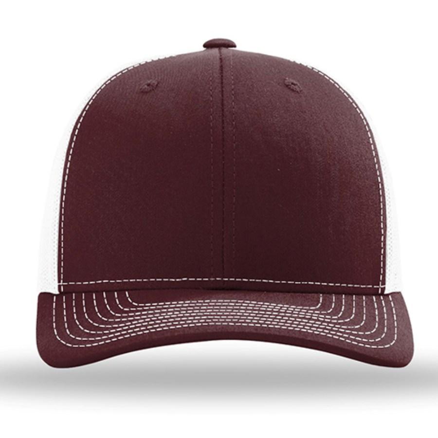 Richardson Snapback Trucker Cap Feature Close-up