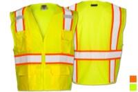 Picture of Kishigo Class 2 Solid Front w/ Mesh Back Vest