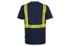 Picture of Portwest Iona Extra Enhanced Navy Hi-Vis T-Shirt
