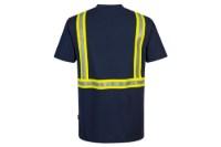 Picture of Portwest Iona Extra Enhanced Navy Hi-Vis T-Shirt