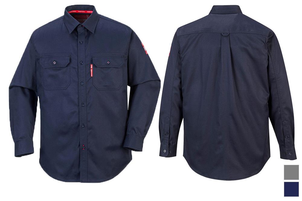 Picture of Portwest Bizflame 88/12 FR Long Sleeve Button-Up Shirt