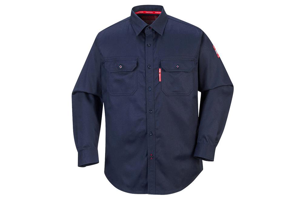 Picture of Portwest Bizflame 88/12 FR Long Sleeve Button-Up Shirt