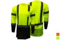 OccuNomix Black Bottom Wicking Birdseye Long Sleeve Shirt