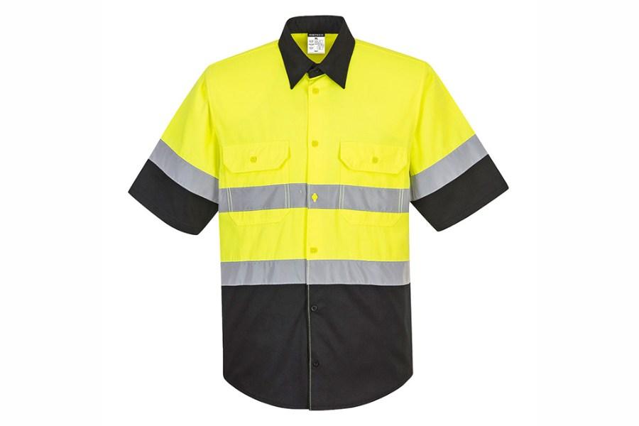 Picture of Portwest Two Tone Short Sleeve Button Up Work Shirt