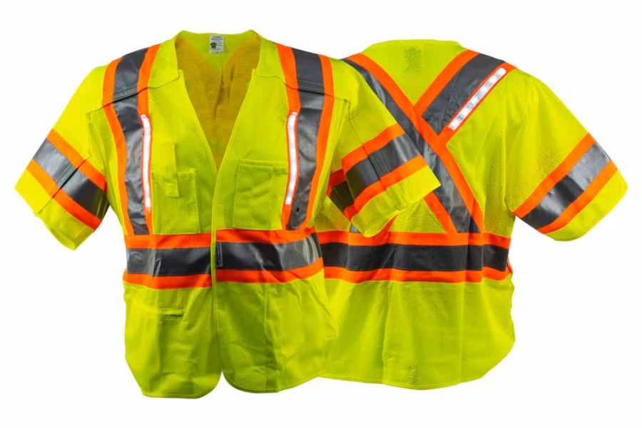 Picture of NiteBeams Hi-Vis Canadian Style 5 Point Breakaway LED Vest, Class 3
