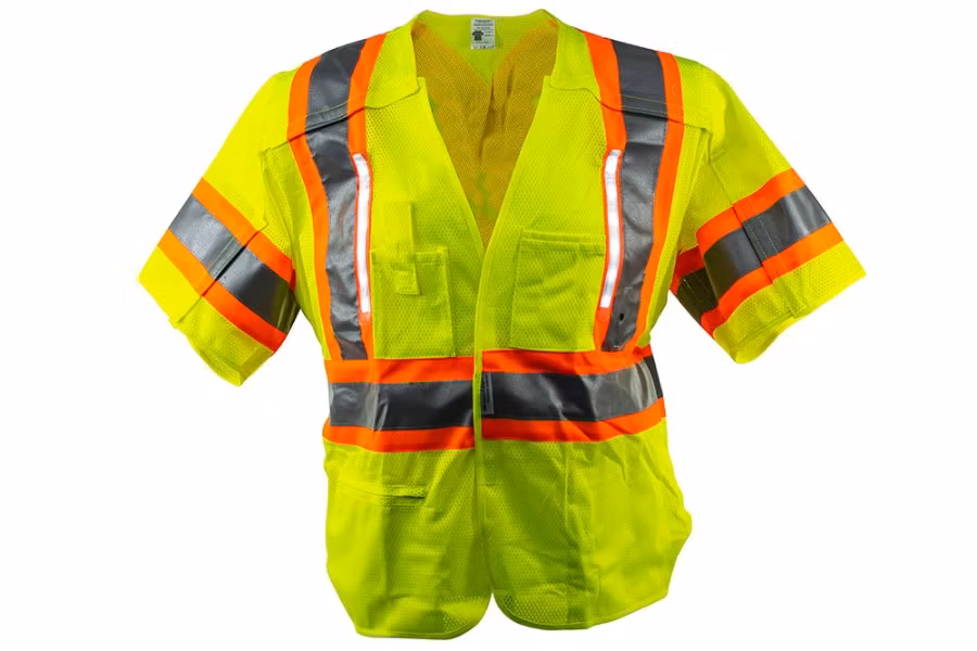 Picture of NiteBeams Hi-Vis Canadian Style 5 Point Breakaway LED Vest, Class 3