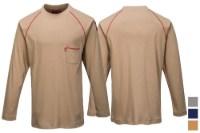 Picture of Portwest Bizflame FR Crew Neck Long Sleeve Shirt