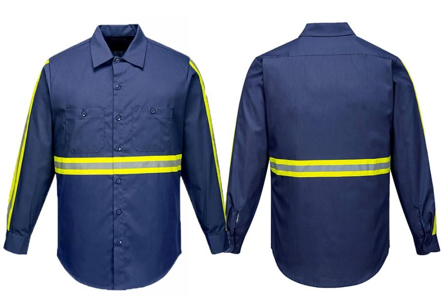 Picture of Portwest Iona Xtra Long Sleeve Button Up Shirt