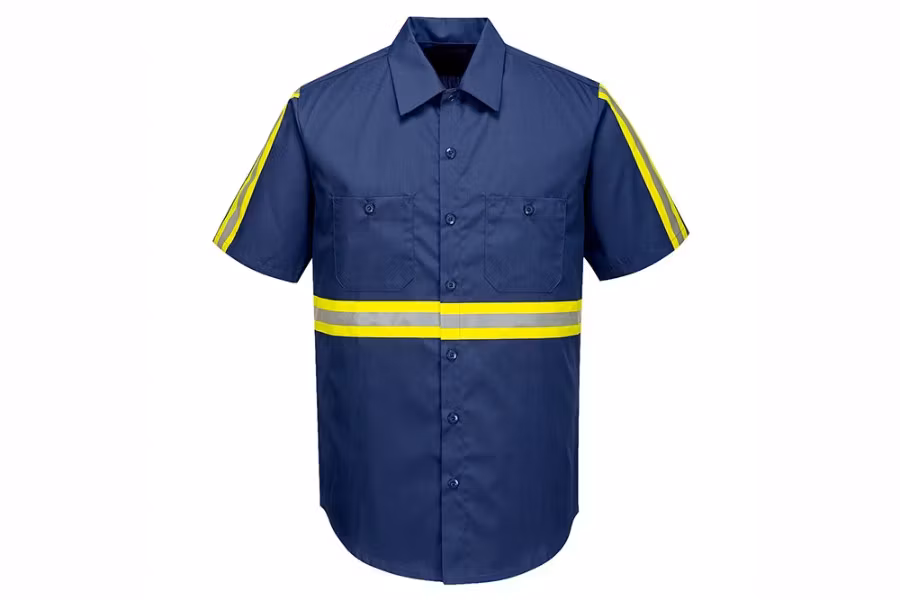 Picture of Portwest Iona Xtra Short Sleeve Button Up Shirt