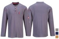 Picture of Portwest Bizflame FR Henley Long Sleeve Shirt