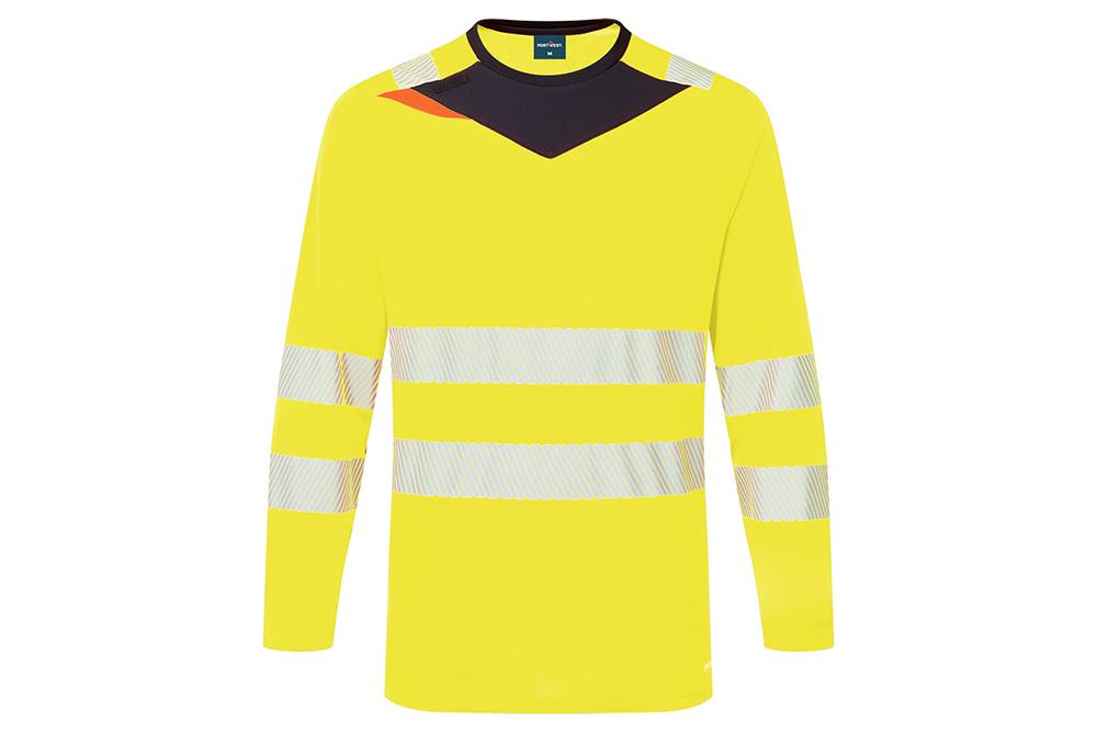 Picture of Portwest DX4 Hi-Vis Long Sleeve T-Shirt